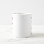 Gothic Skeleton Groovy Halloween Bachelorette Brid Kaffeetasse (Mittel)