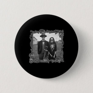 Gothic Skeleton Halloween-Kostüm Button