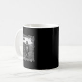 Gothic Skeleton Halloween-Kostüm Kaffeetasse (Vorderseite Links)