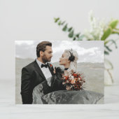 Gothic Skeleton Hands Informationen zur Hochzeitsk Einladung (Stehend Vorderseite)