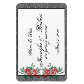 Gothic Skeleton Hands Rose Hochzeitsstichtage spei Magnet (Vertikal)