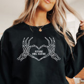 Gothic Skeleton Heart Hands Future Mrs. Sweatshirt