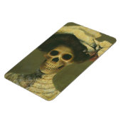 Gothic Skeleton Lady Flexible Magnet (Linke Seite)