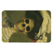 Gothic Skeleton Lady Flexible Magnet (Horizontal)