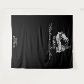 Gothic Skeleton Liebe bis zum Hintergrund der Hoch Wandteppich (Vorderseite (Horizontal))