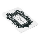 Gothic Skeleton Liebe bis zum Tod machen uns Teil Magnet (Rechte Seite)