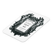 Gothic Skeleton Liebe bis zum Tod machen uns Teil Magnet (Linke Seite)