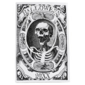 Gothic Skeleton Line Zeichnend individuelles Jahre Mittlere Geschenktüte (Vorderseite)