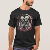 Gothic Skeleton Lovers T - Shirt (Vorderseite)