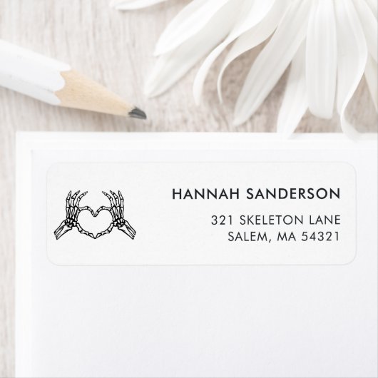 Gothic Skeleton Rücksendeadresse (Insitu)