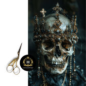 Gothic Skeleton Schädel Decoupage Seidenpapier