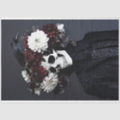 Gothic Skeleton Skull Decoupage Seidenpapier (Vorderseite)