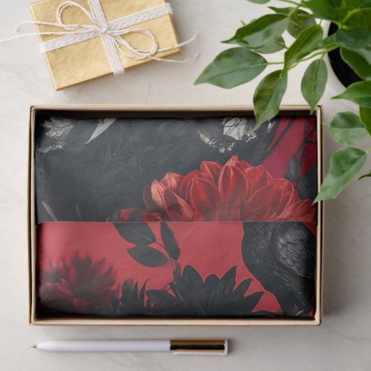 Gothic Skeleton Skull Decoupage Seidenpapier (Geschenk)