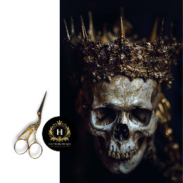 Gothic Skeleton Skull Decoupage Tissue Seidenpapier