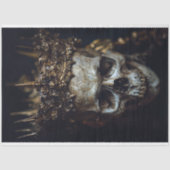 Gothic Skeleton Skull Decoupage Tissue Seidenpapier (Vorderseite)