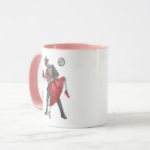 Gothic Skeletons Dancing Tasse (Vorderseite Links)