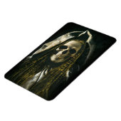 Gothic-Skelett-Geist flexibler Magnet (Linke Seite)