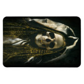 Gothic-Skelett-Geist flexibler Magnet (Horizontal)