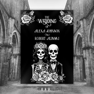 Gothic Skeletthaus Einladung zur Hochzeit