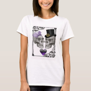 Gothic-Skelettpaar T-Shirt