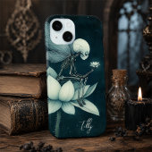 Gothic Skelton Fairy & Lotus Blume Custom Case-Mate iPhone Hülle