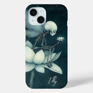 Gothic Skelton Fairy & Lotus Blume Custom Case-Mate iPhone Hülle