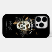 Gothic Skull Abschluss Case-Mate iPhone Hülle (Rückseite (Horizontal))