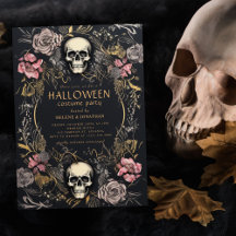 Gothic Skull Adult Halloween-Party
