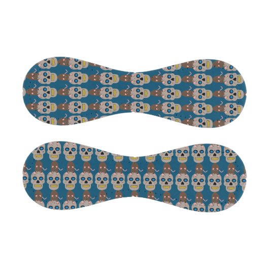 Gothic Skull and Rat Halloween Baseball (Paneele)