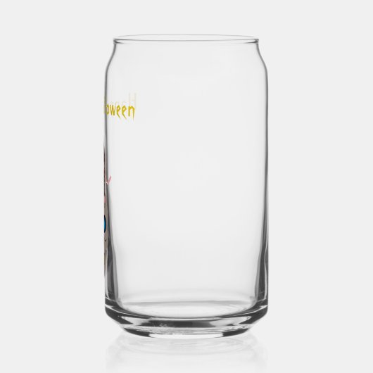 Gothic Skull and Rat Halloween Custom Dosenglas (Links)