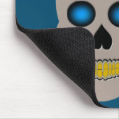 Gothic Skull and Rat Halloween Mousepad (Ecke)