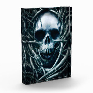 Gothic Skull Art: Creepy Death Metal Sigil Fotoblock