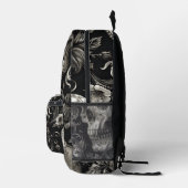 Gothic Skull Backpack Bedruckter Rucksack (Rechts)
