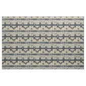 Gothic Skull & Bat Denim Collage Stoff (Fat Quarter (45,7 x 55,9 cm))