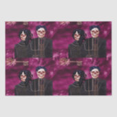 Gothic Skull Bauer Tiled Decoupage Seidenpapier (Vorderseite)