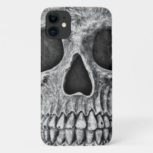 Gothic Skull Black and White Grunge Cool Case-Mate iPhone Hülle