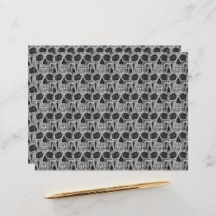 Gothic Skull Black and White Grunge Cooles Muster
