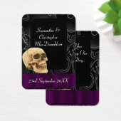 Gothic Skull Black Gastgeschenk Hochzeit danke Ihn (Schreibtisch)