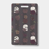 Gothic Skull Buy the Bride a Drink QR Code Ausweis (Back)