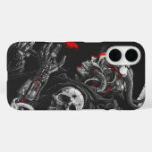 Gothic Skull Case-Mate iPhone Hülle (Rückseite (Horizontal))