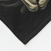 Gothic Skull Couple Flaming Heart Dark Romance Sty Fleecedecke (Ecke)