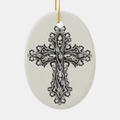 Gothic Skull Cross Keramikornament (Hinten)