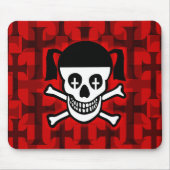 Gothic Skull & Crosses Mousepad (Vorne)