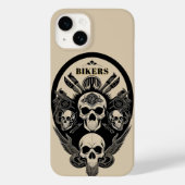 Gothic Skull Design Case-Mate iPhone Hülle (Rückseite)