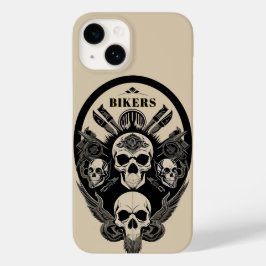 Gothic Skull Design Case-Mate iPhone 14 Hülle