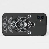 Gothic Skull Design Case-Mate iPhone Hülle (Rückseite (Horizontal))