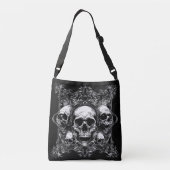 Gothic Skull Design Tragetaschen Mit Langen Trägern (Rückseite)