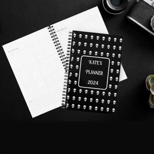 Gothic Skull elegant 2025 Planer