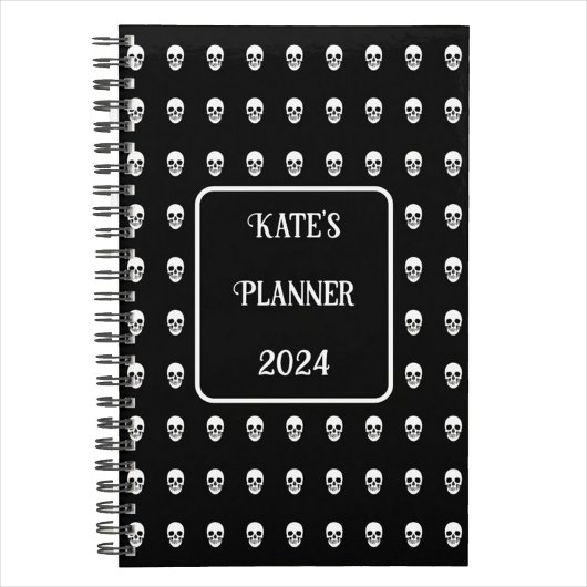 Gothic Skull elegant 2025 Planer
