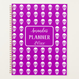 Gothic Skull elegantes pink 2024 Planer